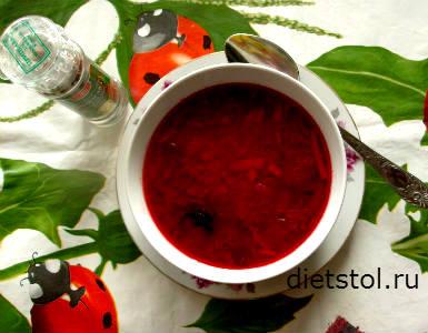 borscht ឆ្ងាញ់និងមានជីវជាតិដោយគ្មានសាច់សម្រាប់ Lent Cooking borscht ដោយគ្មានសាច់